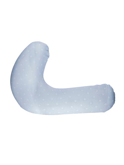 vintage blue j-shaped memory foam pregnancy pillow - 10859082 - Very Small Image - 1
