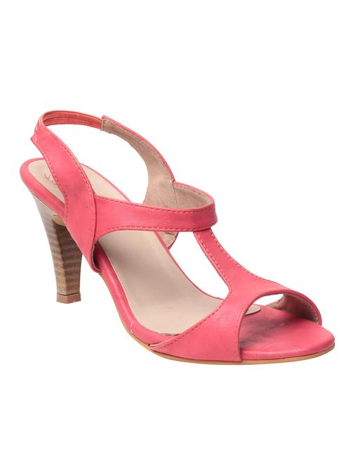 pink leatherette sandal - 10859167 - Very Small Image - 1