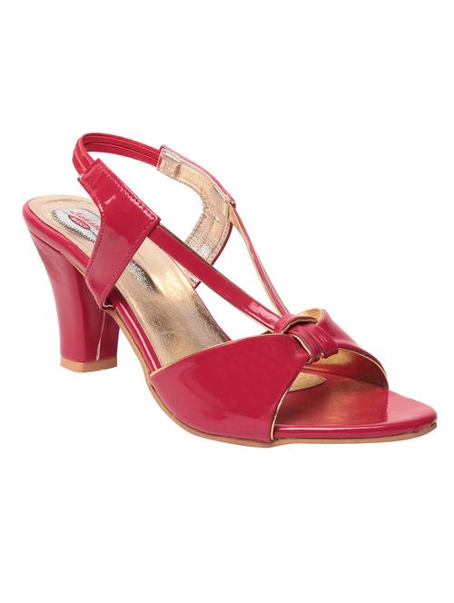 red leatherette sandals - 10859205 - Very Small Image - 1