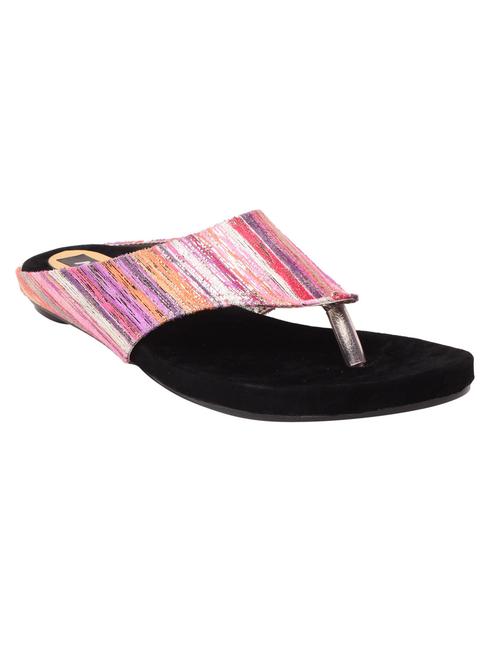 pink leatherette sandals - 10859213 - Very Small Image - 1