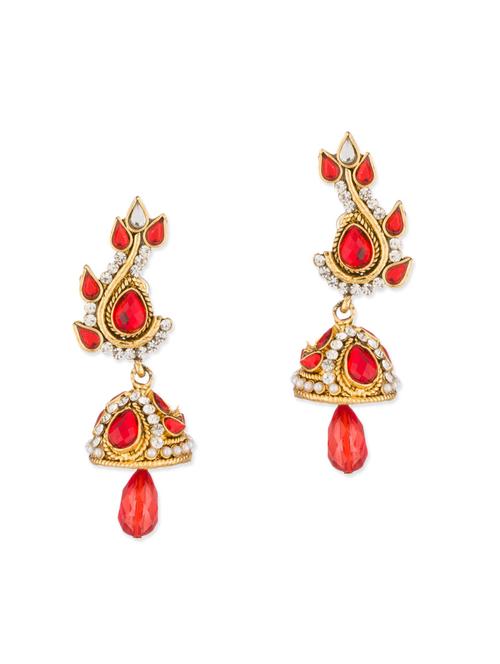 gold alloy earring - 10861235 - Very Small Image - 1