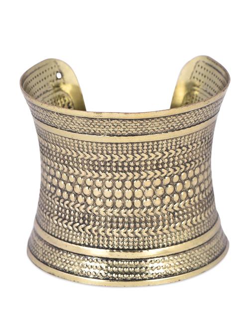 textured oxidised hand cuff - 1086254 - Very Small Image - 1