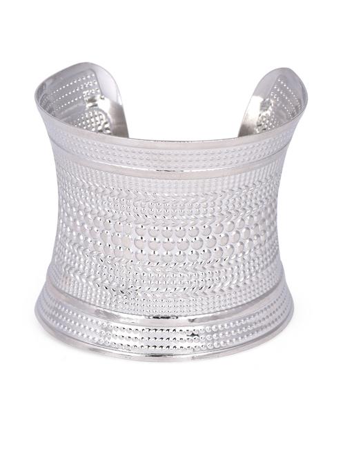 textured silver hand cuff - 1086255 - Very Small Image - 1