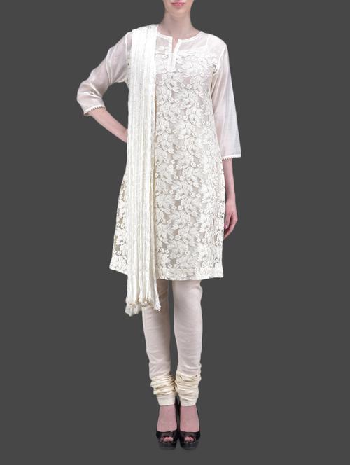 cream lacy suit set - 1086925 - Very Small Image - 1