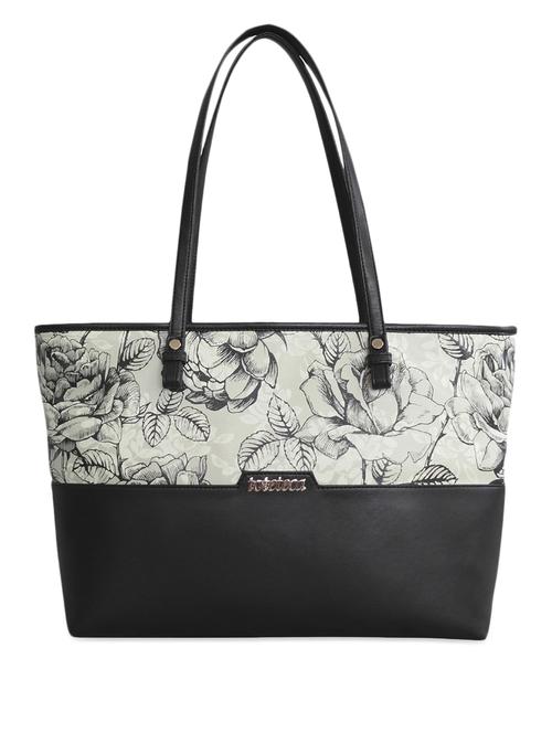 rose printed leatherette hand bag - 1087499 - Very Small Image - 1
