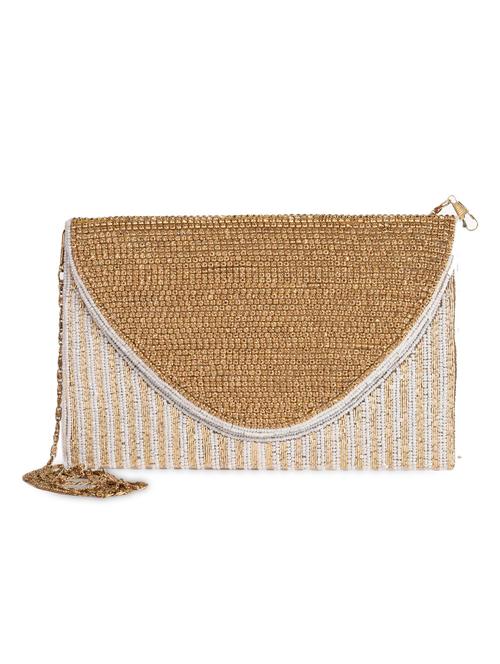 Gold Embellished Clutch - 1087974 - Very Small Image - 1