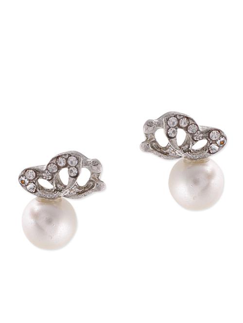 white metal alloy earring - 10885300 - Very Small Image - 1