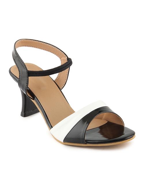 black leatherette sandal - 10888616 - Very Small Image - 1
