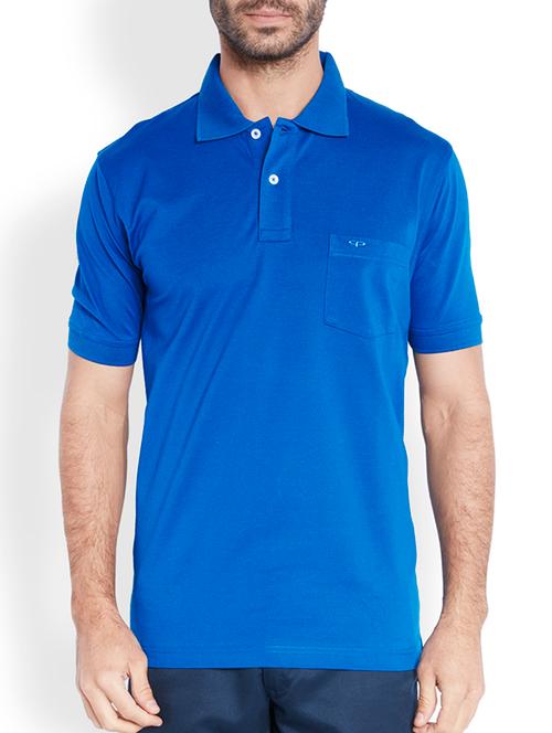 dark blue cotton tshirt - 10888693 - Very Small Image - 1