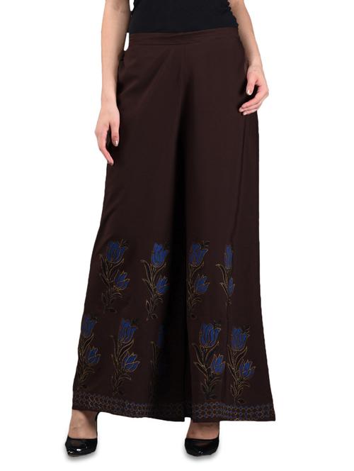 printed crepe palazzo - 1089052 - Very Small Image - 1