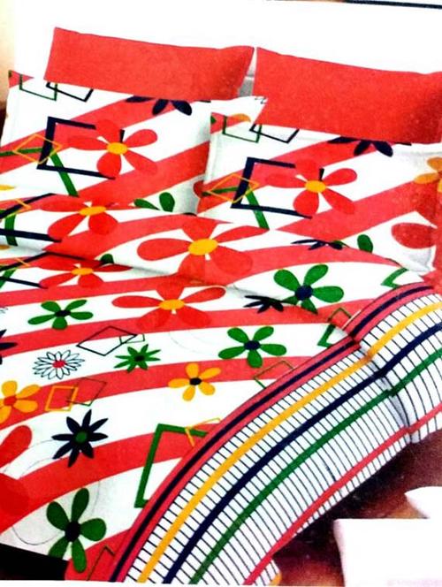 cotton floral double bedspread - 10891185 - Very Small Image - 1