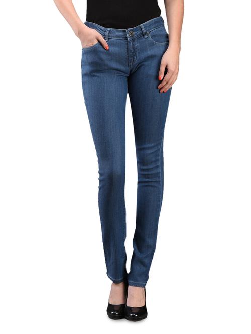 solid blue denim jeans - 1089212 - Very Small Image - 1