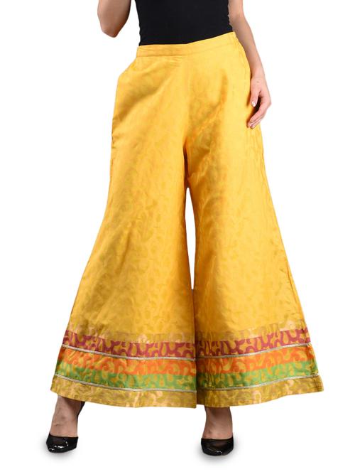 self printed silk palazzo - 1089239 - Very Small Image - 1