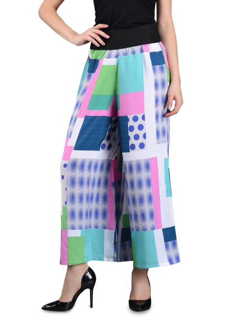 printed crepe palazzo - 1089271 - Very Small Image - 1