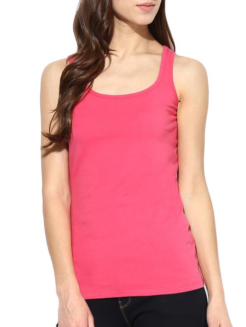 pink cotton lycra tee - 10895261 - Very Small Image - 1