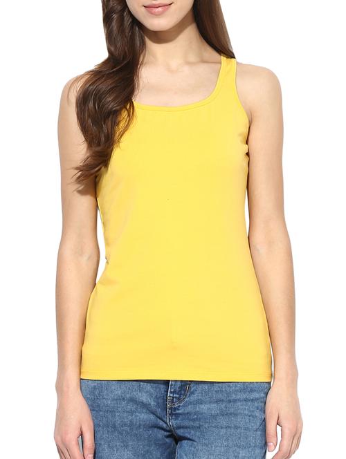 yellow cotton lycra tee - 10895262 - Very Small Image - 1