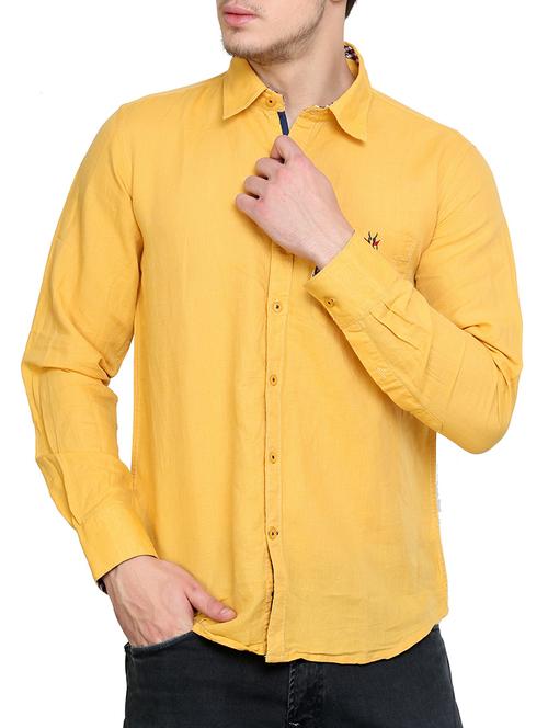 lemon cotton casual shirt - 10898132 - Very Small Image - 1