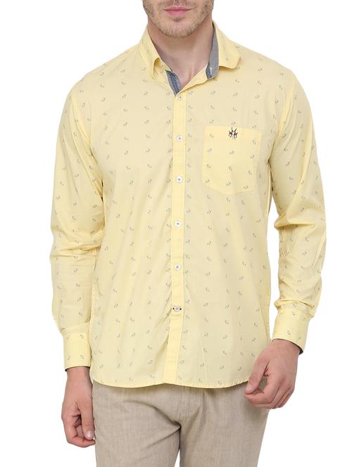 lemon cotton casual shirt - 10898321 - Very Small Image - 1