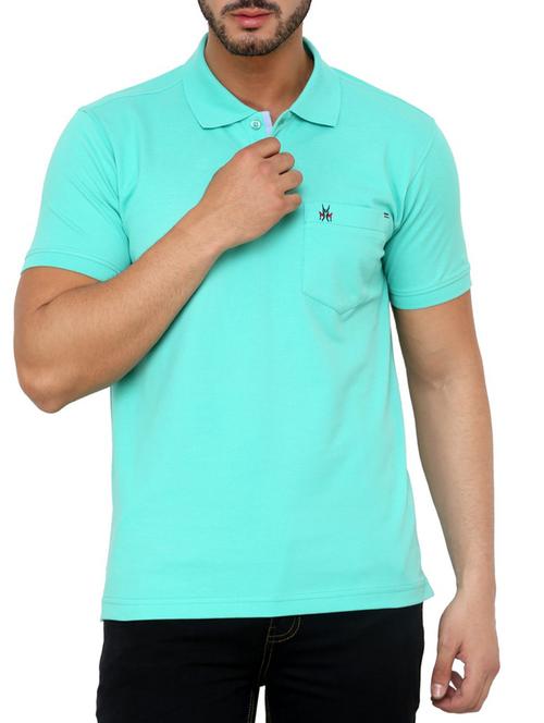 light green cotton tshirt - 10898495 - Very Small Image - 1