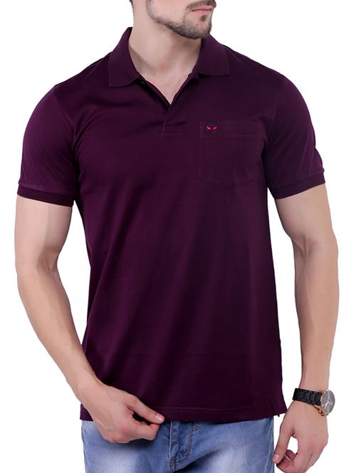 wine cotton tshirt - 10898519 - Very Small Image - 1