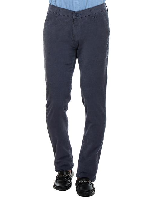 grey corduroy casual trousers - 10898757 - Very Small Image - 1