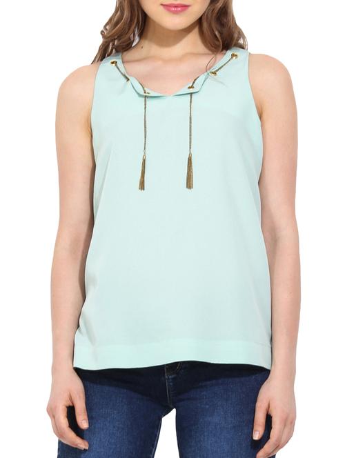 light blue polyester regular top - 10906711 - Very Small Image - 1