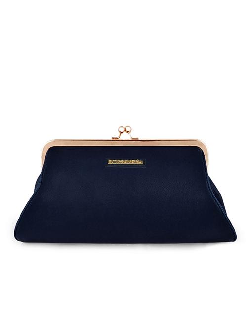 blue leatherette (pu) regular clutch - 10907332 - Very Small Image - 1
