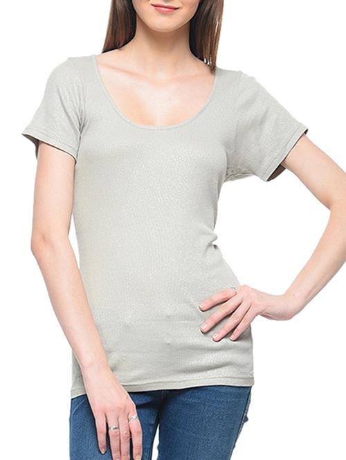 gray cotton top - 10907351 - Very Small Image - 1