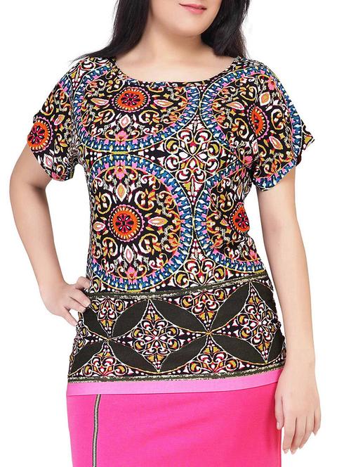 multicolor polyester shirt - 10907396 - Very Small Image - 1