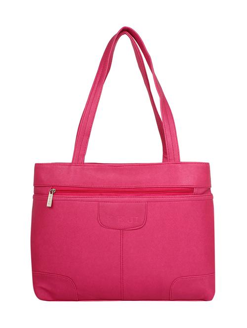 pink leatherette handbag - 10908960 - Very Small Image - 1