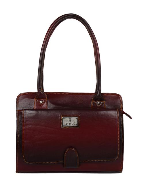 maroon leatherette handbag - 10908965 - Very Small Image - 1