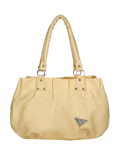 beige leatherette handbag - 10909046 - Very Small Image - 1