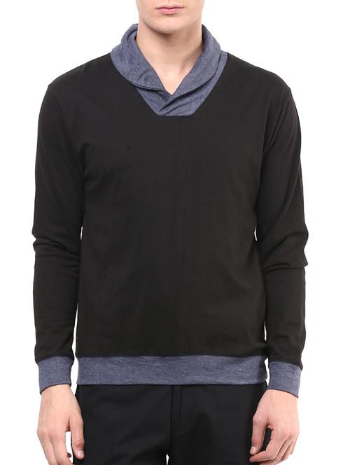black cotton tshirt - 10910330 - Very Small Image - 1