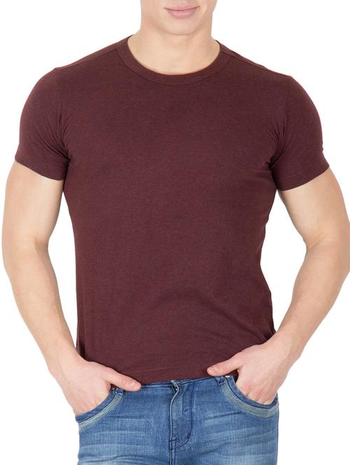 brown cotton tshirt - 10910381 - Very Small Image - 1