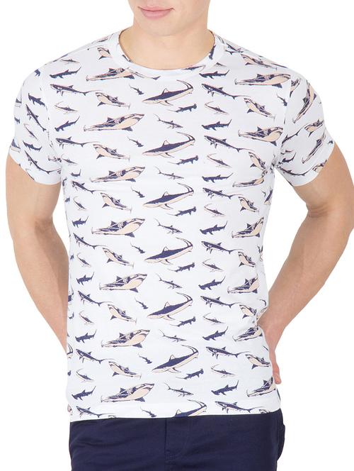 white cotton tshirt - 10910382 - Very Small Image - 1