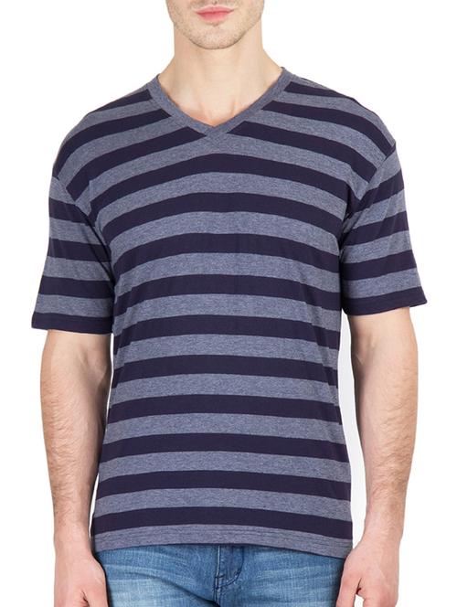 blue cotton blend tshirt - 10910413 - Very Small Image - 1