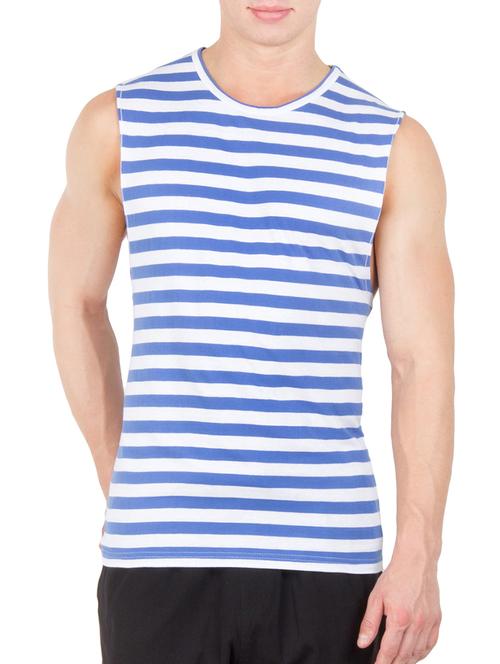 blue cotton tshirt - 10910429 - Very Small Image - 1