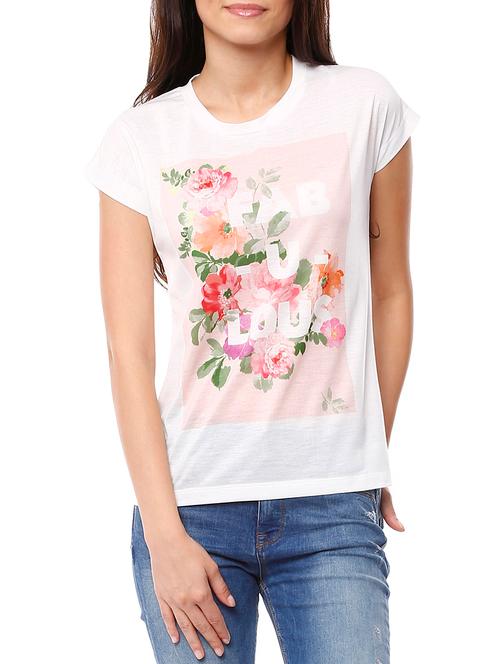 ecru polyester tshirt - 10910868 - Very Small Image - 1