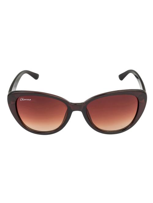 chevera voguish brown cat-eye sunglasses - 10923777 - Very Small Image - 1