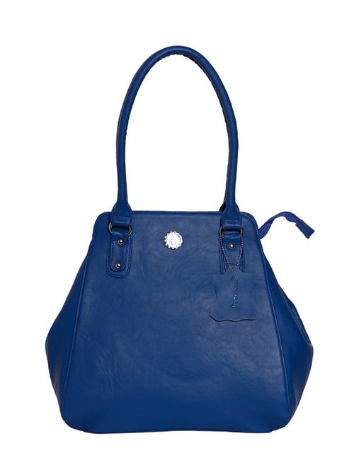 blue leatherette handbag - 10925137 - Very Small Image - 1