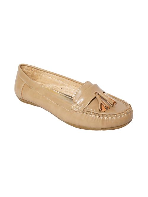 beige leatherette loafers - 10925381 - Very Small Image - 1