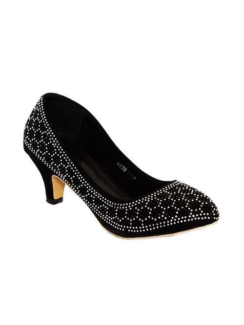 black leatherette pump - 10925455 - Very Small Image - 1