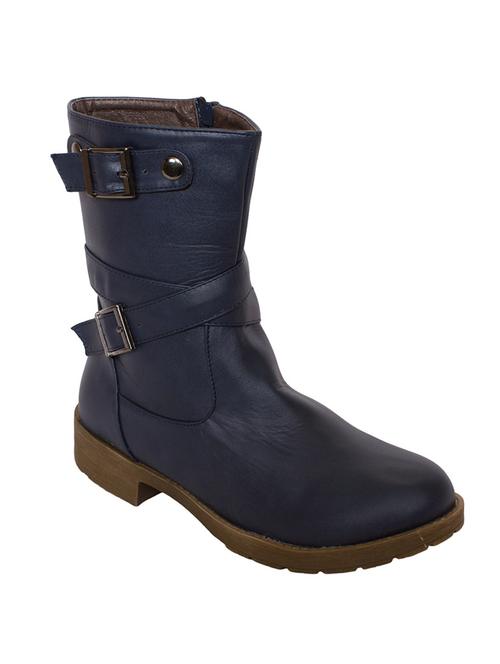 blue leatherette boot - 10925506 - Very Small Image - 1