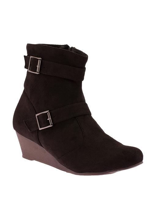 black leatherette ankle boots - 10925628 - Very Small Image - 1