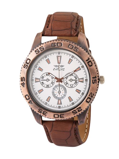 carlos designer analog men's watch - 10927796 - Very Small Image - 1