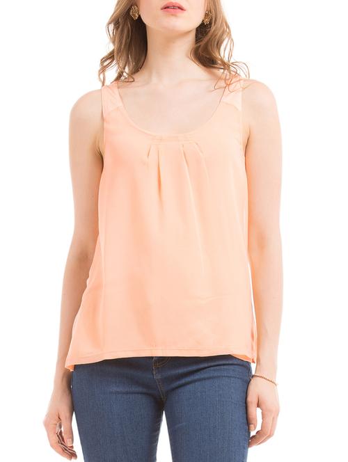 peach polyester top - 10934996 - Very Small Image - 1