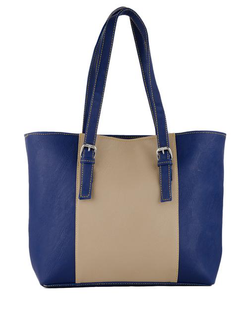 blue leatherette handbag - 10935155 - Very Small Image - 1