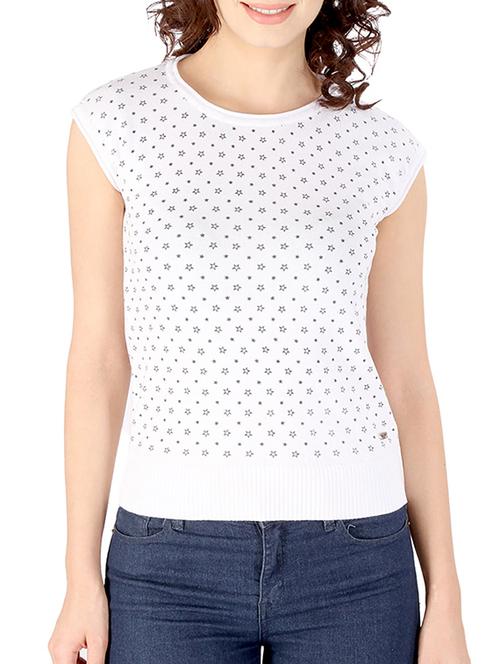 white cotton pullover - 10936777 - Very Small Image - 1