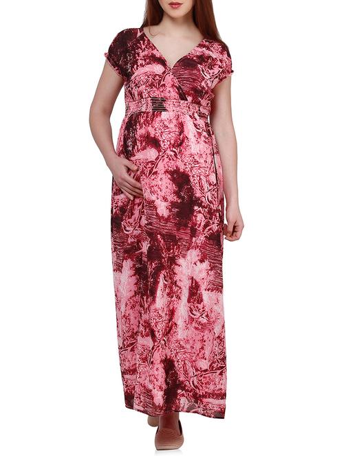 red polyester dress - 10938183 - Very Small Image - 1