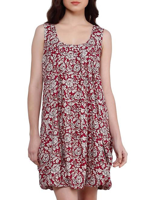 multicolor viscose dress - 10938196 - Very Small Image - 1